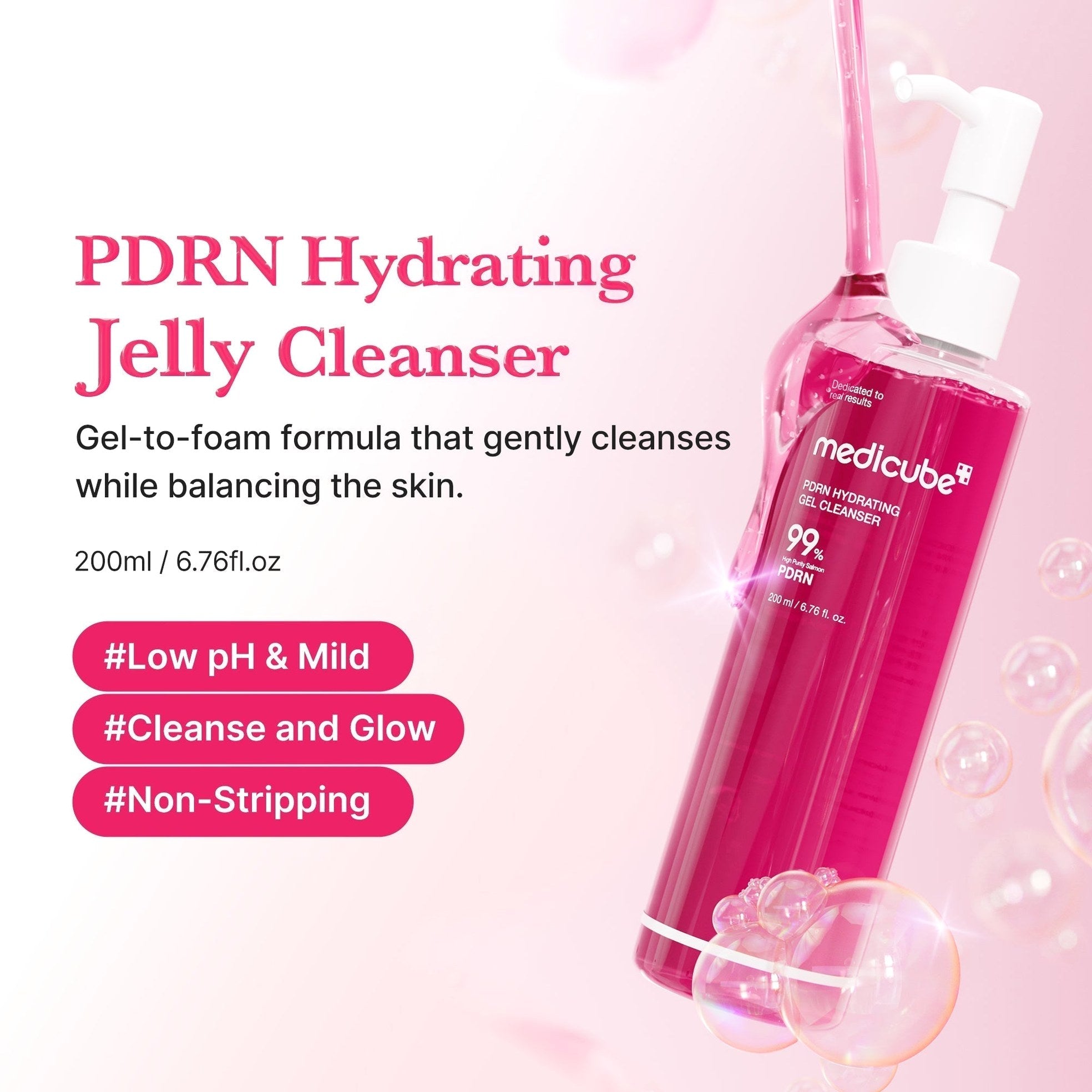 PDRN Pink Gel Cleanser