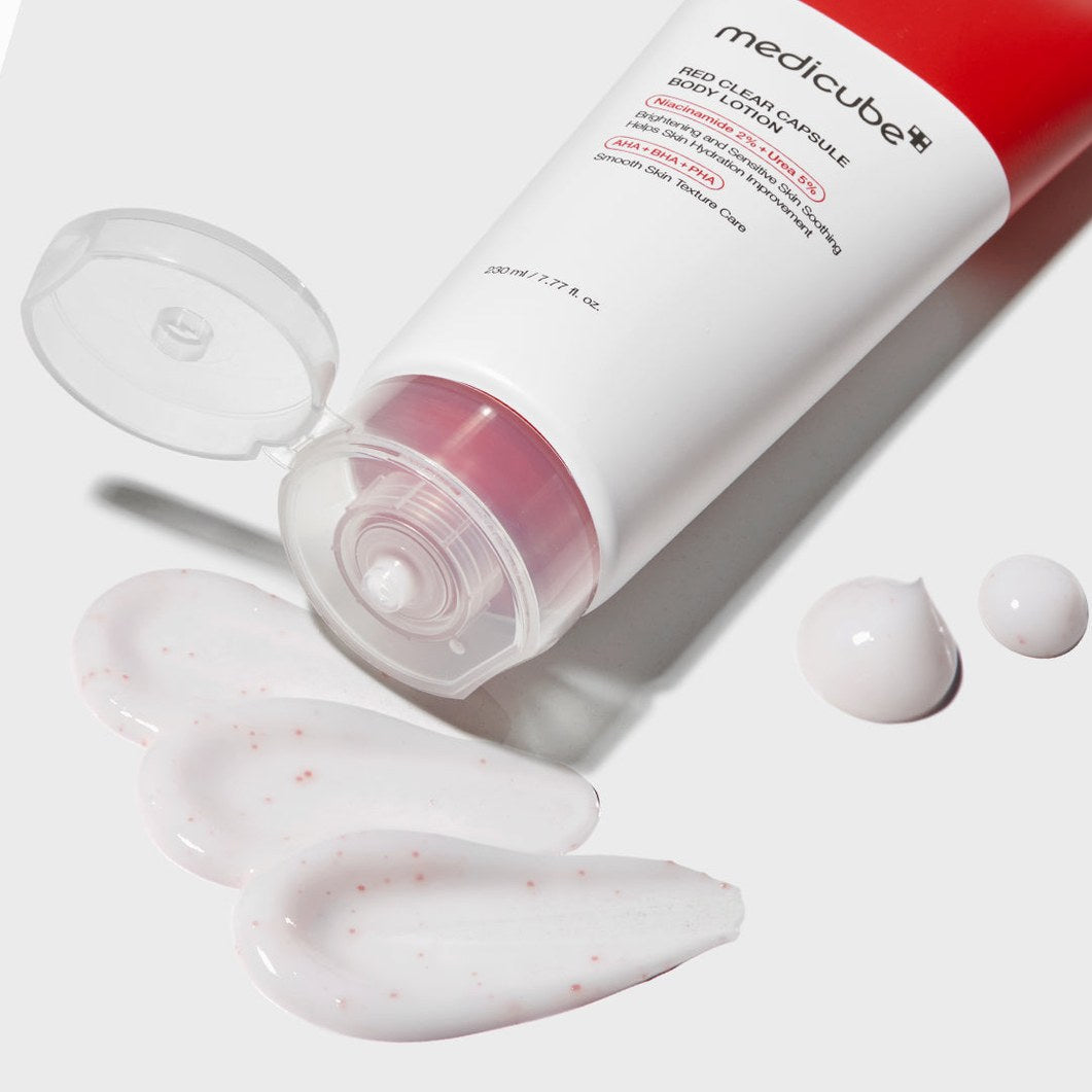 Red Clear Capsule Body Lotion