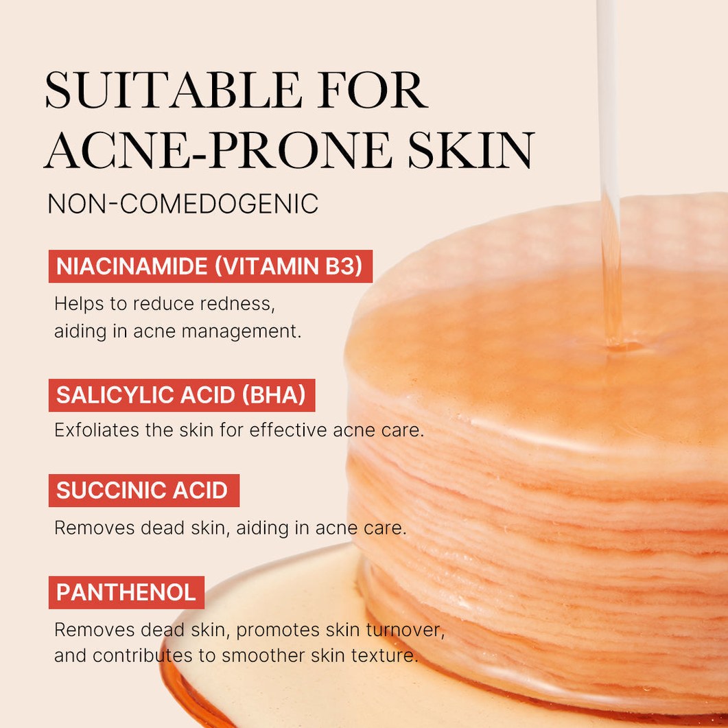 Red Succinic Acid Panthenol Pads